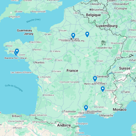 Voir la carte des ergothérapeutes en santé mentale en libéral